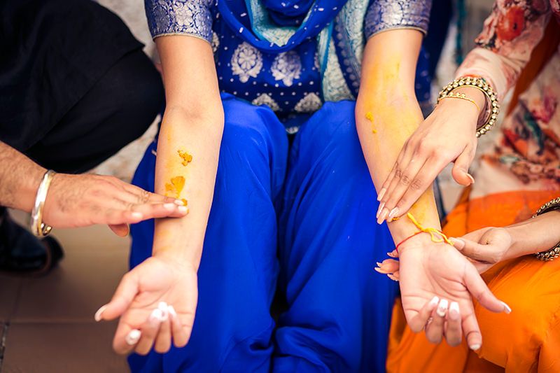 The Haldi ceremony